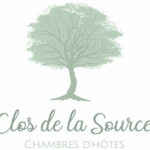logo du clos de la source, maison d'hôte en gironde